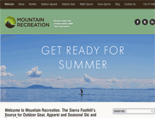 Tablet Screenshot of mtnrec.com